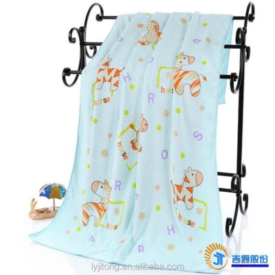 China QUICK DRY super water absorbency and soft wholesale printed bath towel for kids for sale