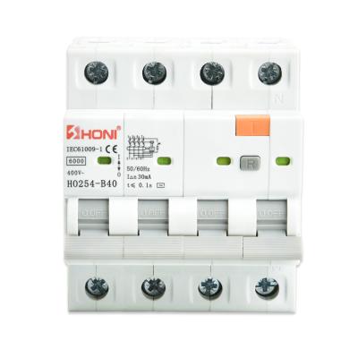 China Cheap price 2P 4P 10KA B 16A 32A C40A 30mA B mcb 6ka electric miniature circuit breaker for sale