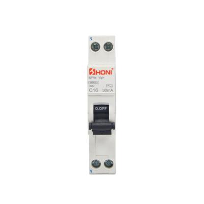 China B 230V 400V 16A 1P+N 300mA RCBO Residual Current Breaker ELCB Circuit Breaker for sale