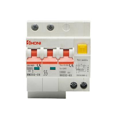 China B L7 Electronic Residual Current Circuit Breaker 6A 30MA 2P RCBO for sale