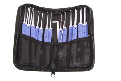 China KLOM 18-Piece Lock Pick Set Professional Lock Picking Kit for sale