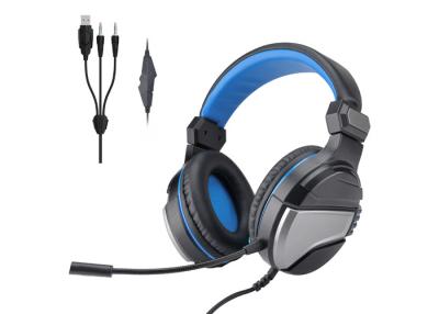 China USB 3.5 Led Gaming Headset Light Up 40MM Speaker With Mic for sale