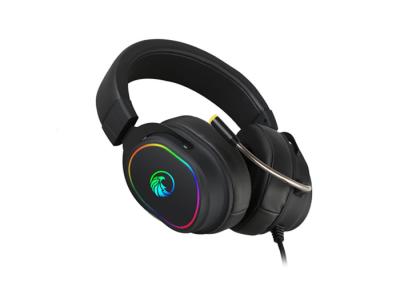 China 50mm Vibration Gaming Headphones , DL LED Light Up Headphones for sale