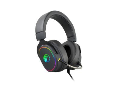 China ABS Steel Vibration Gaming Headset 50mm Neodymium With Mic Mute for sale