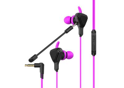 China Gokken Getelegrafeerde Earbuds, TPE Getelegrafeerde Oortelefoon met Microfoon Te koop