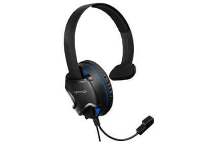 China 3.5plug MONO Gaming Headset With Mic Comfort Fit Braided Cable for sale