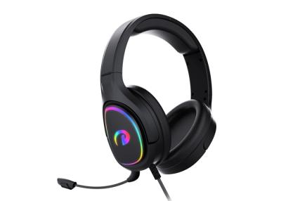 China Ergonomics Headband RGB Gaming Headphone Sensitivity FCC POK for sale