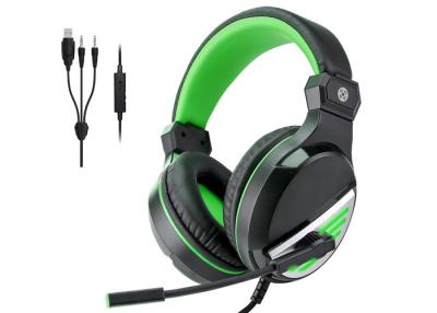 China 2x3.5 Plug Led Lights Gaming Headset ABS Xbox One Wired FCC for sale