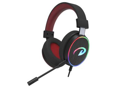 China 7 Color Light Odm Rgb Gaming Headset Detachable Mirophone for sale