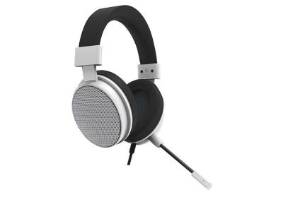 China Auricular desmontable blanco del juego de la PC del OEM de Mirophone en venta