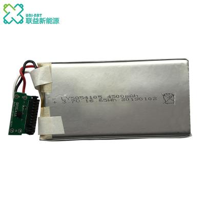 China Handheld POS Machine Payment Terminal Device Customized 3.7v 5854105 4500ma Battery Pack POS Machine for sale