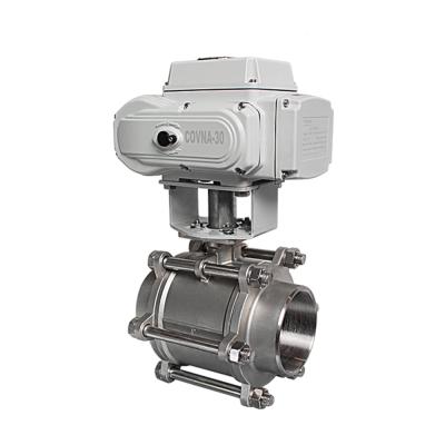 China COVNA HK60-Q-3PS Stainless Steel Female Thread General Motorized Ball Valve for sale