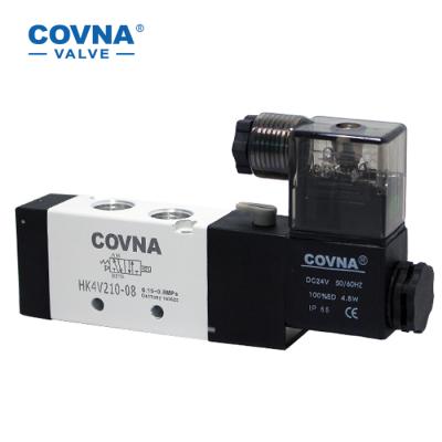 China Hotels COVNA 4V210-08 5/2 Electric Coil 220V AC Air Control Pneumatic Solenoid Valve for sale