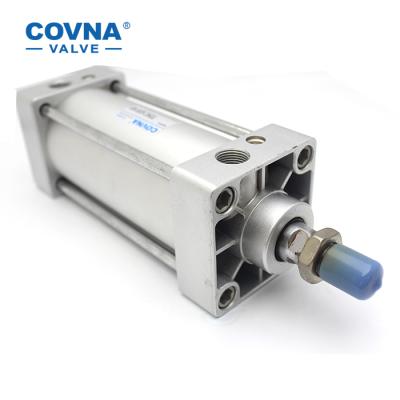 China Hotels COVNA Pneumatic Air Cylinder SC 63 x 100 Pints ​​3/8, Hole: 2 1/2 Inches for sale