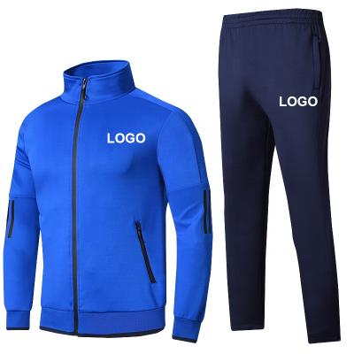 China Custom Logo Men's Breathable Sport Suit Sweatsuit Sets Tracksuit Jogging Tracksuits Set Single Football Tracksuit for sale