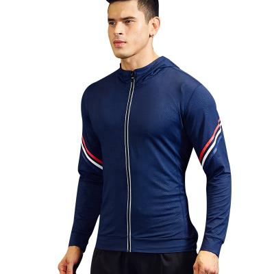 China Fitness Clothing Activity Clothing Mens Sports Jacket Breathable Top for sale