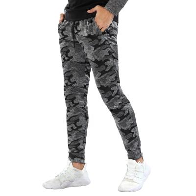 China Wholesale Hot Sale Breathable Knit Yarn Pedicure Pants Camouflage Joggers Bodybuilding Pants For Men for sale