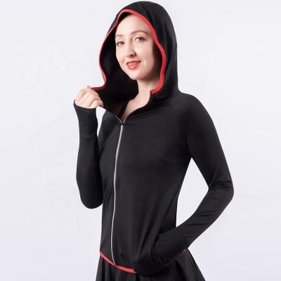 China High Quality Breathable Active Yoga Compression Fitness Workout Running Full Zipper Jackets For Women for sale