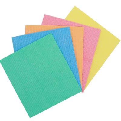 China YUDA Good Absorbent Kitchen Dish Viable Cellulose Cleaning Sponge Cloth for sale