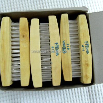 China NAIL 414 Bristle Transparent Nail Polish Brushes for sale