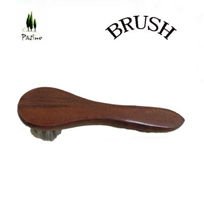 China Wooden Hardware and Horse Hair Handle Horse Hair Hair Brush Type Shoe Polish for sale