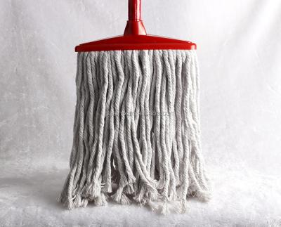 China Sustainable Plastic Socket Floor Cotton String Mop for sale