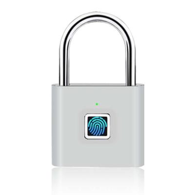 China cerradura zinc alloy waterproof keyless smart padlock IP56 digital fingerprint lock smartlock for sale