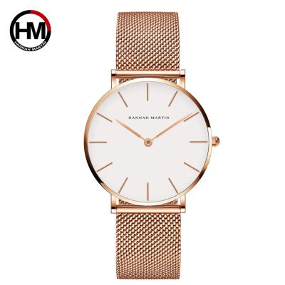 China Hannah Martin CH36 low price non-specific quartz automatic wristwatch for girls designer minimalist steel ladies fancy watches for sale