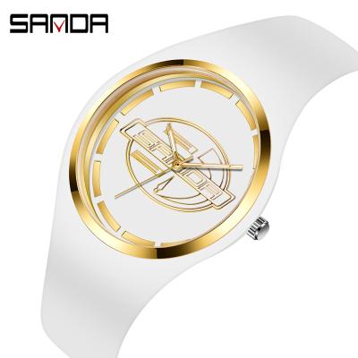 China SANDA 6077 Water Resistant Quartz Watch For Men Sport 50m Waterproof Wristwatches Relojes Luxury Watches For Men for sale