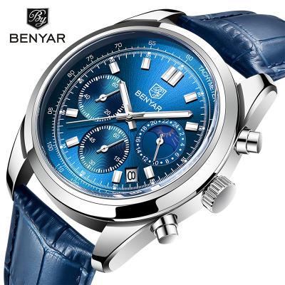 China BENYAR 5193 Water Resistant Men Quartz Watches Fashion Style Luxury Hand Watch High Quality Wrist Watch for sale