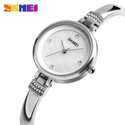 China SKMEI 1409 Non-Specific Women's Quartz Luxury Watches High Quality Alloy Case Ladies Watch With Bracelet for sale