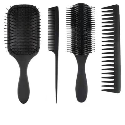 China Wholesale Large Size Multicolor Comb Comfortable Home And Salon Airbag Round Handle Comb Mosquito Coil Shape Comb Styling Brush for sale