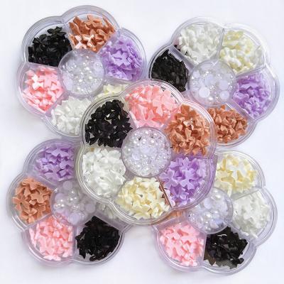 China Fashion Nail Art Decorations Glitter Candy Teddy Bears Bow Powder Flakes Shiny Charms Glitter Dye Dust Decoration Manicure for sale