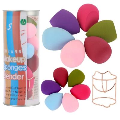 China High Quality Selling Face Makeup Tools Colorful Custom Logo Top Blast Egg Shaped Latex Sponge Base Beauty Makeup Free Cosmetic Blender 2022 for sale