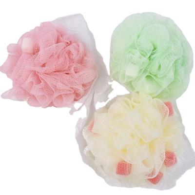 China EXFOLIATE Exfoliating Bath Ball 40g Beauty Sponge Body Cleansing Evenly Scrub Fashion Style Flower Ball Soft Loofah For Bathing Room for sale