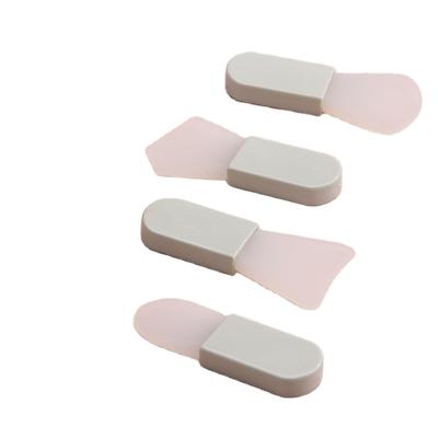 China 4 pcs silicone skin-friendly silicone beauty in addition different size makeup cleanser mask facial brush mini shape&travel beauty personal care accessories for sale