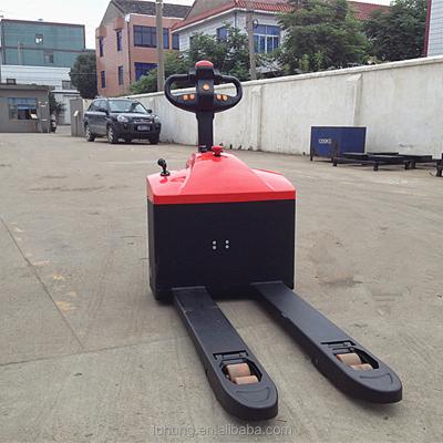 China CE Certificate 24V/85kw Ton Electric Pallet Truck Powered 1.5 Ton Pallet Jack Mini Battery Pallet Truck for sale