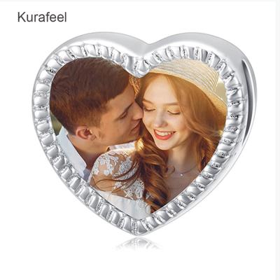 China Custom Love Lovers Lovers Heart Shaped Album Box Photo METAL Lettering Pearl Ornament Accessories for sale