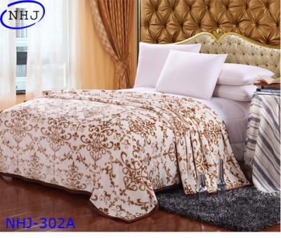 China Nonwoven high quality 100% wool plush mink blanket for sale for sale