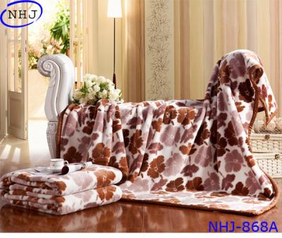 China Luxury Home Use 100% Raschel Blanket Made In China for sale