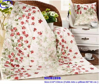 China new design cheap and fashion travel pillow quilt for sale