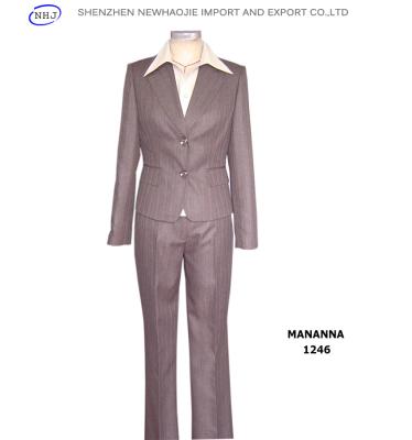 China Comfortable cadenced formal ladies pant suits for sale