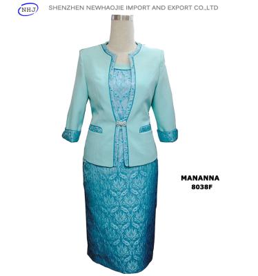 China ladies fashion clothes dress suits for church for sale