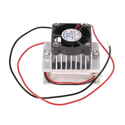 China Peltier Cooling System Heatsink Conduction Module+fan+TEC1-12706 TEC1-12706 DIY Kit Thermoelectric Peltier Cooler Refrigeration for sale