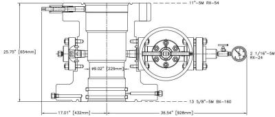 China TUBING SPOOL ASSEMBLY, 13-5/8