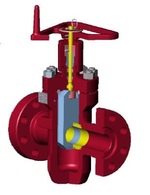 China API 6A MS-100 Slab Gate Valve for sale