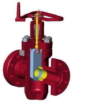 China API 6A MSR-200 Slab Gate Valve for Christmas trees, manifolds, and casing valves for sale