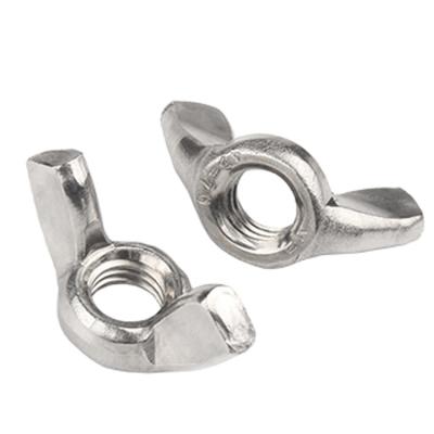 China Automotive Industry China Fastener Manufacturer M8 M10 SS304 Wing Nuts Precision Casting DIN315 Stainless Steel Wing Nut for sale