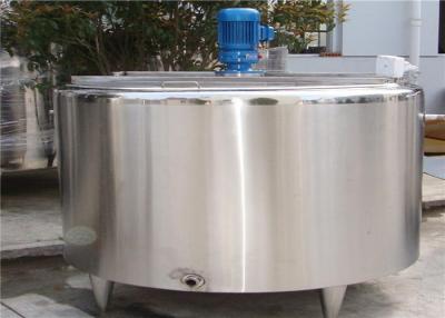 China Food Grade Stainless Steel Tanks / Stainless Steel Blending Tanks For Ice Cream for sale