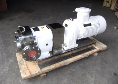 China Sanitary Rotary Lobe Pump , Stainless Steel Pump Food Grade For Honey / Food for sale